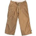 prAna Women’s Vintage  tan cropped wide leg Breathe pants Photo 0