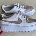 Custom Air Force 1s Brown Size 8 Photo 0