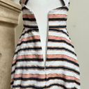 Hutch  Tiffany Striped Jacquard Sleeveless Fit Flare Womens Size 4 Midi Pockets Photo 7