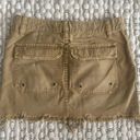 Free People  Tan Utility Mini Skirt Photo 2