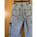 BDG UO  Acid Wash Skate Wide Leg Jeans Black Size 27 Photo 7