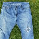 Gap 1969 Y2K  Whiskered Authentic distressed cotton ringspun denim jeans 40x30 Photo 1