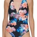 DKNY  Women's One Piece Tummy Control Halter Neckline Swimsuit Photo 0