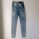 One Teaspoon One X  Super High Waist Freebirds II Two Tone Skinny Jeans 23" Photo 7