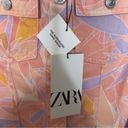 ZARA The Sleeveless Doro Dress Printed Denim Dress Size XS NWT Photo 6