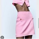 ZARA NWT pink coord matching 2 piece skirt and button cardigan set Photo 15