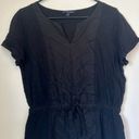 Tommy Hilfiger  Black Short Sleeve Top - Size: Large Photo 2