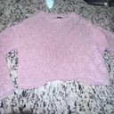 moon&madison Pink Cropped Sweater Photo 0