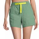 Xersion NWT  Womens XL Workout Shorts Harbor Green Drawstring Photo 0