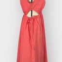 Rails  Yvette Cut-Out Midi Dress Women's Size Small Coral Sleeveless NWT Photo 3