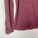 Ariat  Burgundy Red Henley Long Sleeve T-Shirt S Photo 14