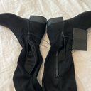 Forever 21 NWT  Faux Suede Over the Knee Boots Black Size 8 Photo 14