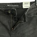 INC  SZ 14/32 Elizabeth Boot Jeans Mid-Rise Pockets Stretch Jet Wash Dark Gray Photo 2