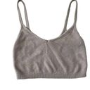 Gilly Hicks knit crop tank top cropped lounge casual size M Photo 0