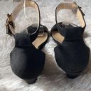 Dream Paris New black suede wedge sandals, size 6.5 Photo 5