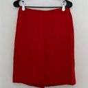 Anne Klein  Red Pencil Skirt Size 2 Photo 0