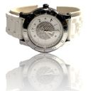 Juicy Couture  White Rubber Band Crystal Encrusted Dial Watch Photo 0