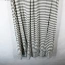 Free People We the  Small Tunic Striped Henley Top Gray White Knit Pearl 407 Photo 8