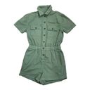 One Piece Kancan womens small  romper safari green army casual beach coastal res Photo 1