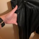 Commando Faux Leather Joggers in Black XL Photo 4