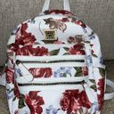 Krass&co Stone And  White Floral Backpack Purse Photo 0