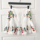 Farm Rio NWT  Pitanga Embroidery Mini Skirt Photo 3