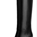 wetkiss Black Boots for Women Black Knee High Boots 8 Photo 0