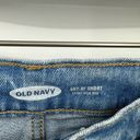 Old Navy  Sky Hi Extra High Rise Distressed Loose Button Fly Jean Shorts Size 16 Photo 4