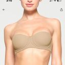 SKIMS NWT  Fits Everybody Strapless Bra SAND 32A Photo 0