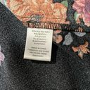 Bobeau  Double Breasted Black Floral Blazer Jacket Photo 3