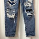 Cello High Waisted Ripped Blue Jeans Distressed Straight Leg Denim Jeans Size 5 Photo 2