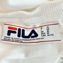 FILA Women’s 𝅺 white t shirt with multi color logo Photo 5