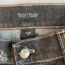 White House | Black Market White House Black‎ Market Black Noir Crop Denim Jeans Size 0 Photo 2