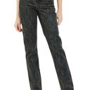 Ganni NWT  Washed Denim High Waisted Black Jeans in Phantom 30 Photo 0