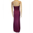 Emerald Sundae  Burgandy Sparkly Glitz Glam Luxury Formal Prom Dance Maxi Dress Photo 4