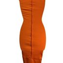 Naked Wardrobe  All Snatched Up Sleeveless Body-Con Dress orange Photo 9