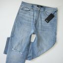 Hudson Jeans NWT Hudson Holly in Destructed Washed Out High Rise Straight Crop Jeans 32 Photo 3