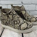 Bamboo Women's "Snakeskin" Platform Sneaker Size 8 Photo 0