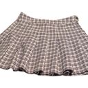 Full Tilt Lavender Plaid Pleated Mini Skirt Size S Photo 5