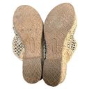 Baretraps  Womens Sandals Shoes Size 6.5M Slip On Wedges Cork Heel Open Toe Tan Photo 7