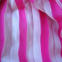 J.Crew NWT  Pleated A-Line Midi in Fuchsia Ivory Peekaboo Stripe Skirt 12 Photo 2