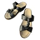 Tahari  Black, White and Tan Soft Leather Ginger Twist Sandals Women’s Size 9 Photo 7