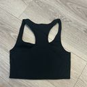 Girlfriend Collective  Paloma Racerback Black Sports Bra Size Small Photo 3