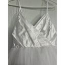 LULUS Spellbinding Beauty White Glitter Sleeveless Tulle Maxi Dress NEW Photo 3