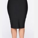 Chocolate USA NWT! Sz M  Bodycon Style Black Pencil Skirt Photo 2