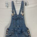 Universal Threads Universal Thread Medium Wash Cropped Denim Bibs Overalls Size 4/27 Photo 1