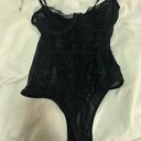 Mesh Lace Bodysuit Black Photo 2