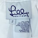 Lilly Pulitzer Rare Label  White Steff Godet Ladybug Pleated Tennis Skirt size 2 Photo 1