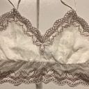 ZARA Lace Bralette White Size M Photo 5