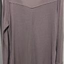 Young Fabulous and Broke  Lilac
Linen Blend Knit Button Top Size medium Photo 4